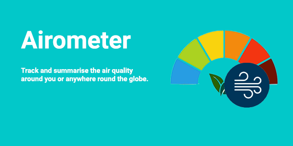 air quality index tracker application banner